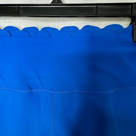 Aqua Blue Scallop Athletic‎ Pants - Picture 2 of 4